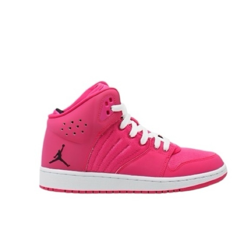 ‼️CLEARANCE ‼️ Jordan 1 Flight 4 GG in Vivid Pink/Black-white